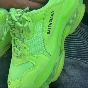 Lime green Balenciaga’s